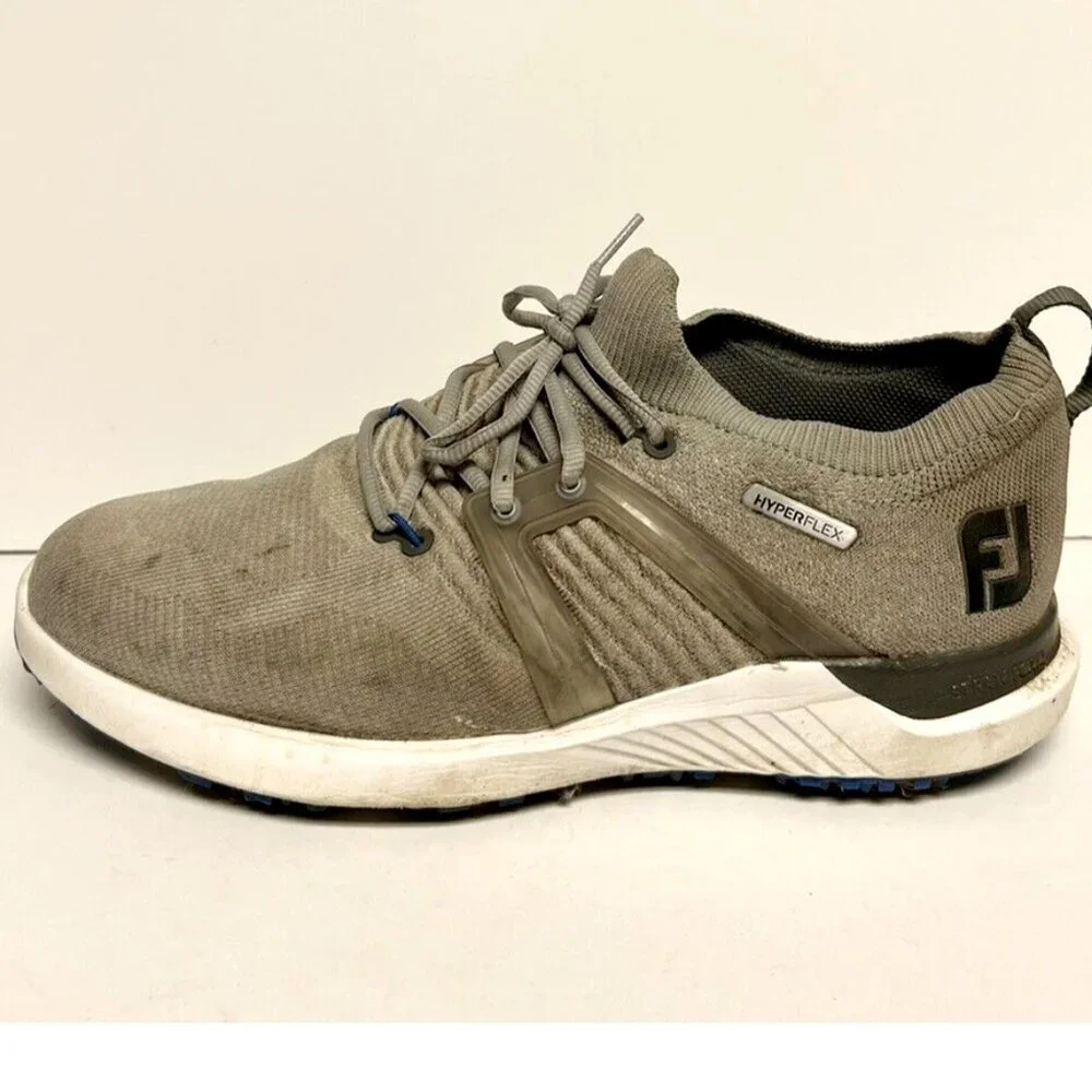 Footjoy Men's Hyperflex Boa Golf Shoes Gray, Size 9XW